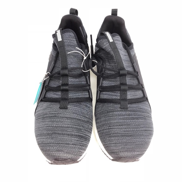 Puma Mega Nrgy Heather Knit Running Shoes Black - Picture 5 of 7